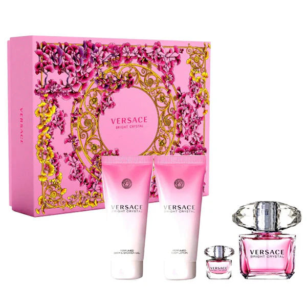 VERSACE BRIGHT CRYSTAL ABSOLU PARFUM KIT مجموعة عطر ڤيرزاتشي