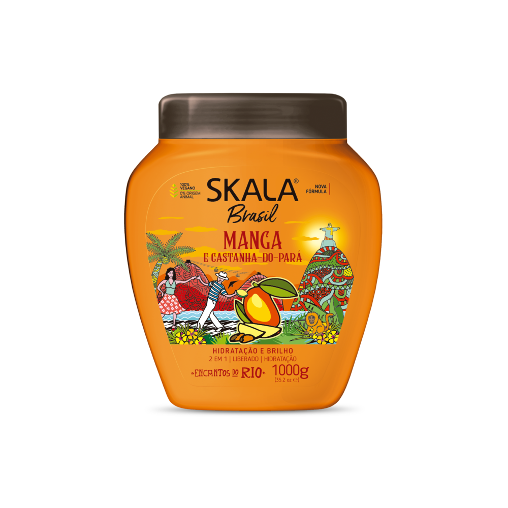 كريم علاج الشعر 2 في 1 مانجا وكاستانا دو بارا