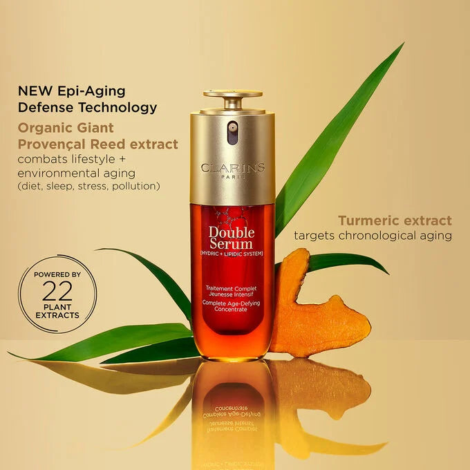 CLARINS Double Serum Anti-Aging + Anti-Wrinkle Serum (50ml) السيروم المدمج من كلارينس