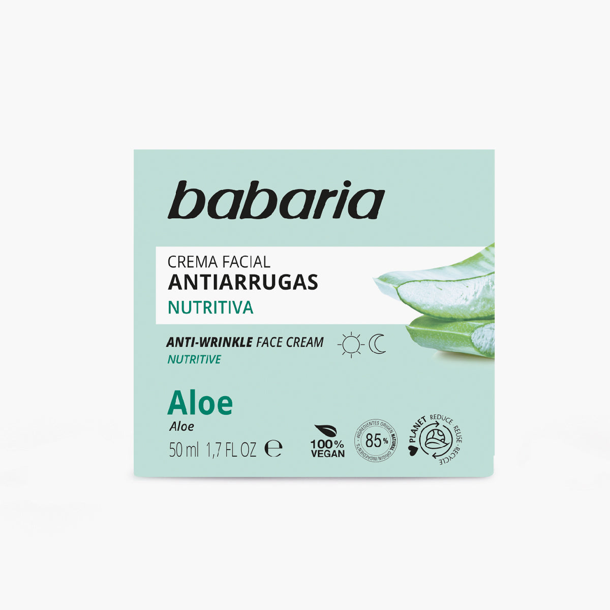 Babaria Face Cream Aloe Vera anti-wrinkle