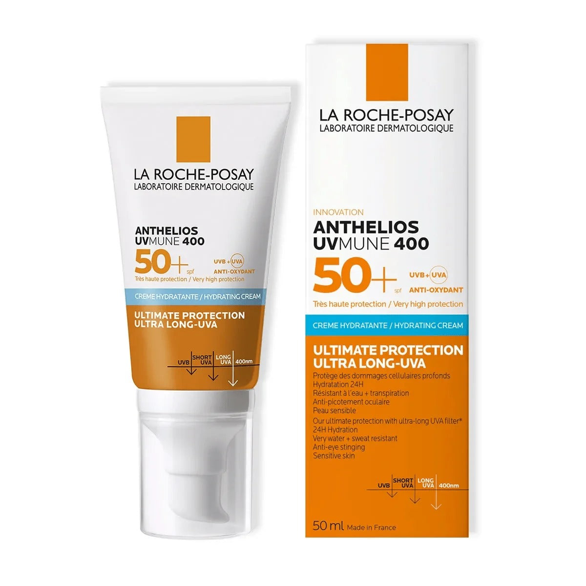 LA Roche Posay ANTHELIOS CREME HYDRATANTE 50 ML واقي شمس كريمي