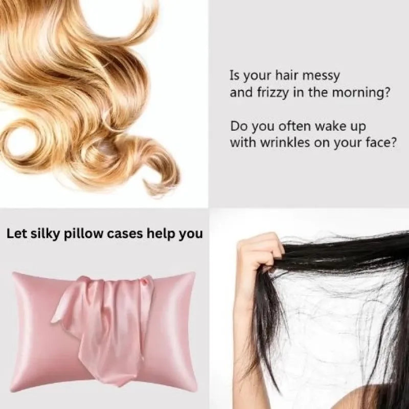 T-Care SATIN PILLOWS SET طقم المخدة الساتان