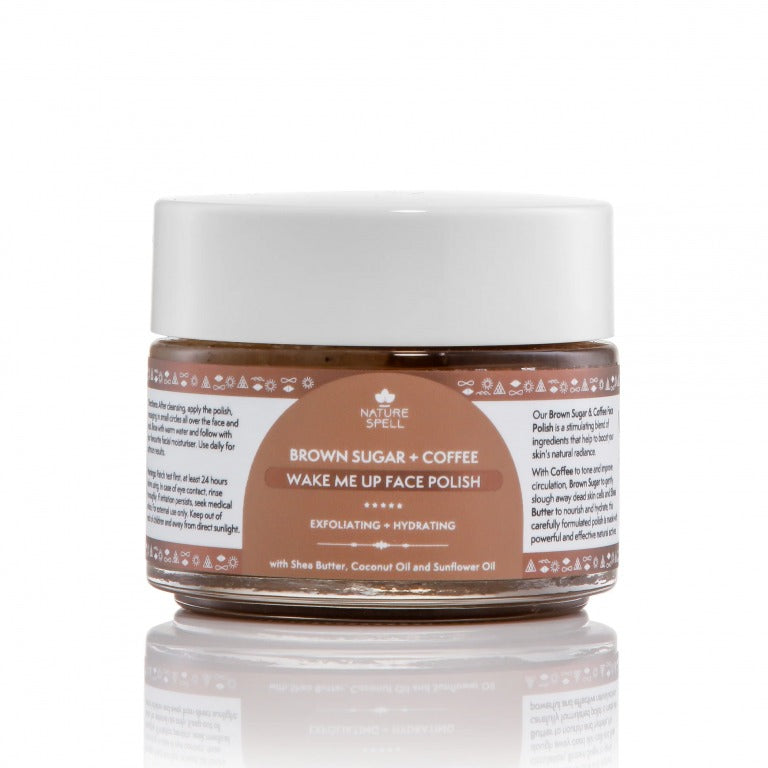 Nature Spell ملمع للوجه بخلاصة السكر البني والقهوة 100 مل