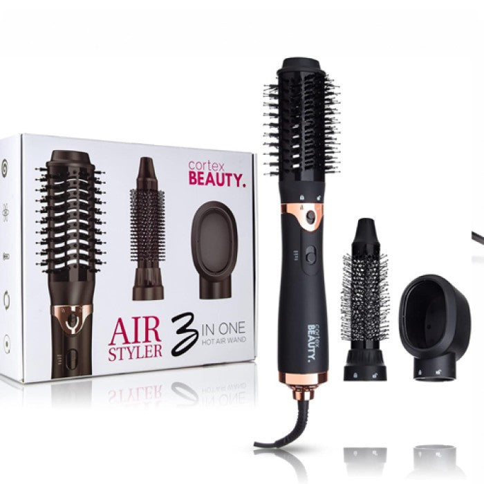 CORTEX AIRGLIDER 2 IN 1 مجموعة فرشاة الهواء الساخن من كورتكس