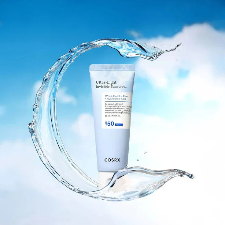 COSRX Ultra-Light Invisinble Sunscreen واقي شمسي من كوزركس