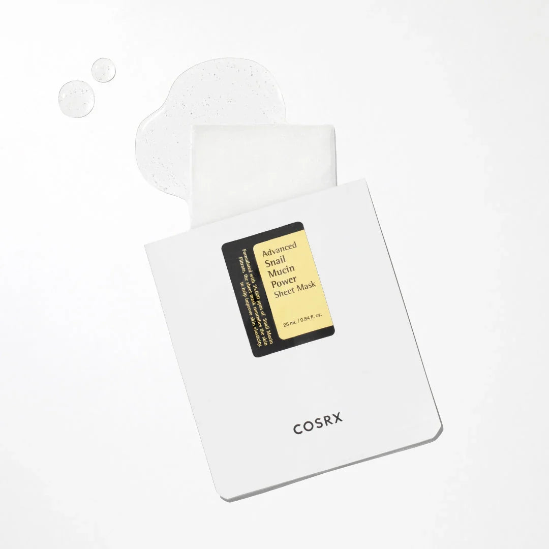 COSRX Snail Mucin Power (sheet mask) قناع الترطيب من كوزركس