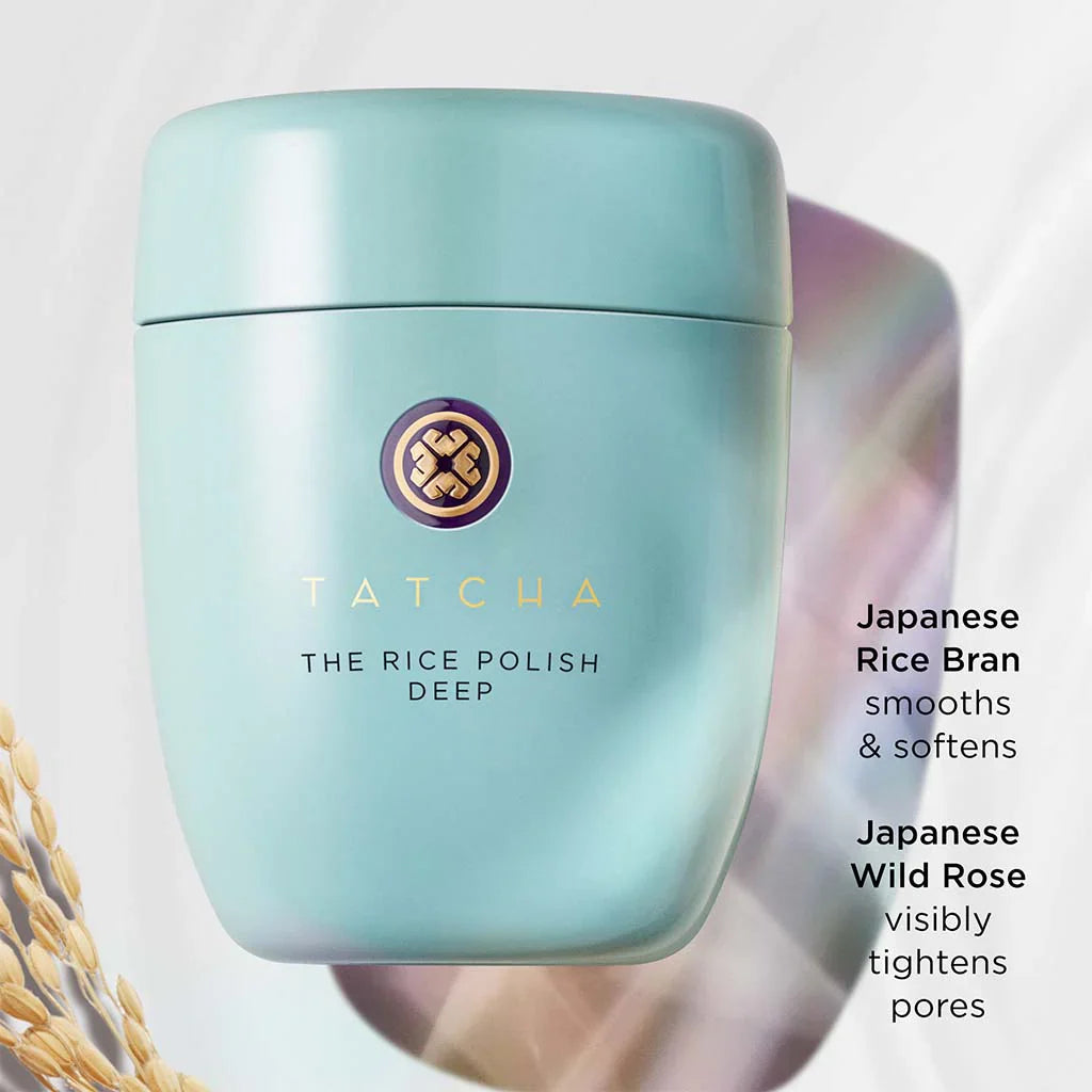 TATCHA The Rice Polish Deep 60g مقشر الارز الناعم للبشرة الجافة لتفتيح التصبغات من تاتشا