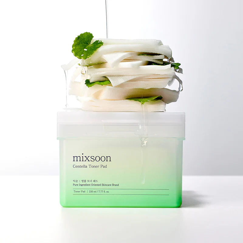 MIXSOON Bean Toner Pad وسائد التونر المغلفة بالسانتيلا المهدئة