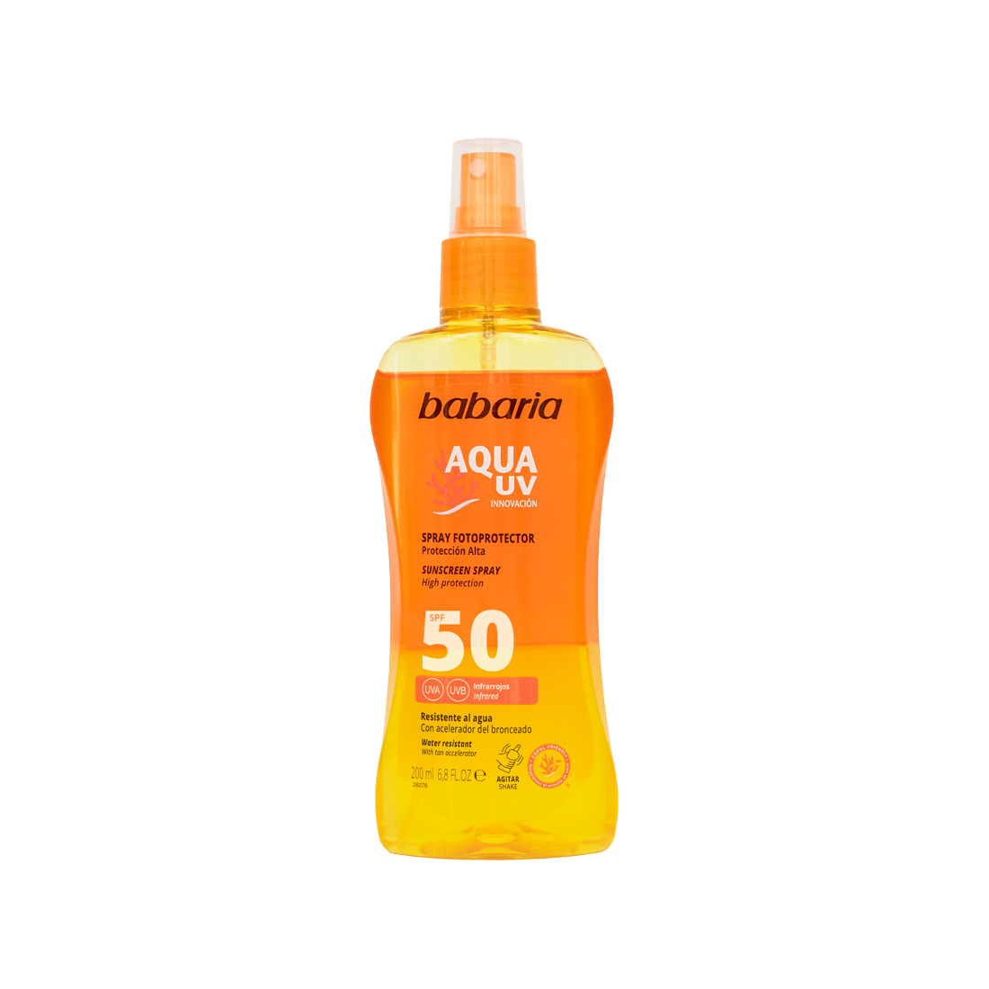Babaria Sunscreen Spray Aqua UV SPF50