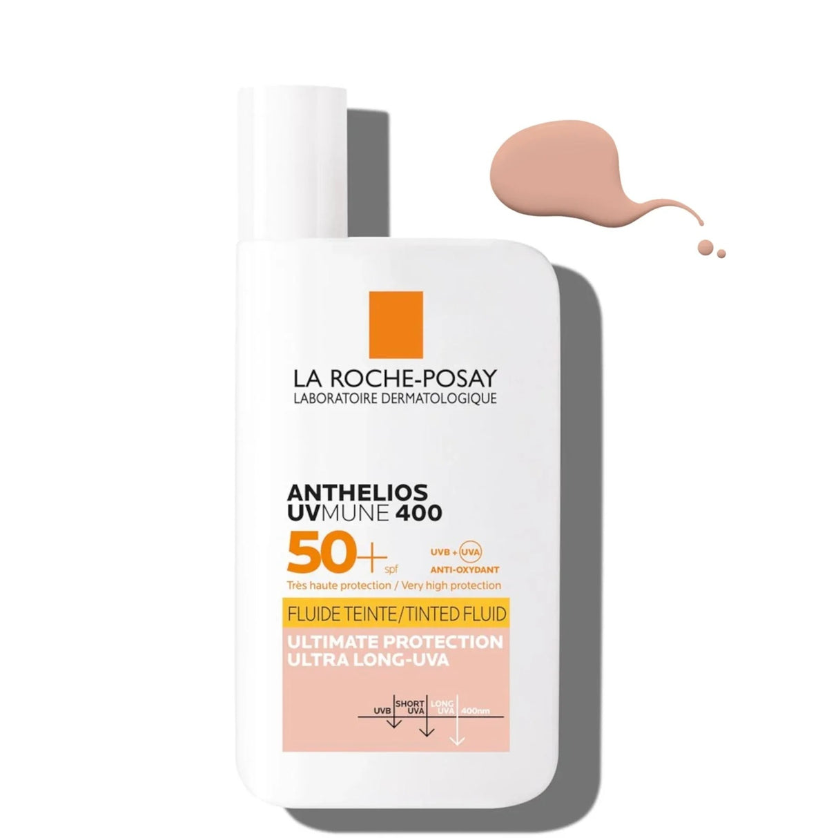 La Roche Posay Anthelios Fluid -TINTED واقي شمس انثيليوس فلويد مع لون