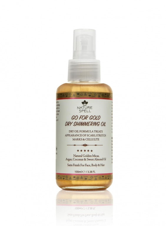 Nature Spell زيت جاف لامع جو فور جولد 100 مل
