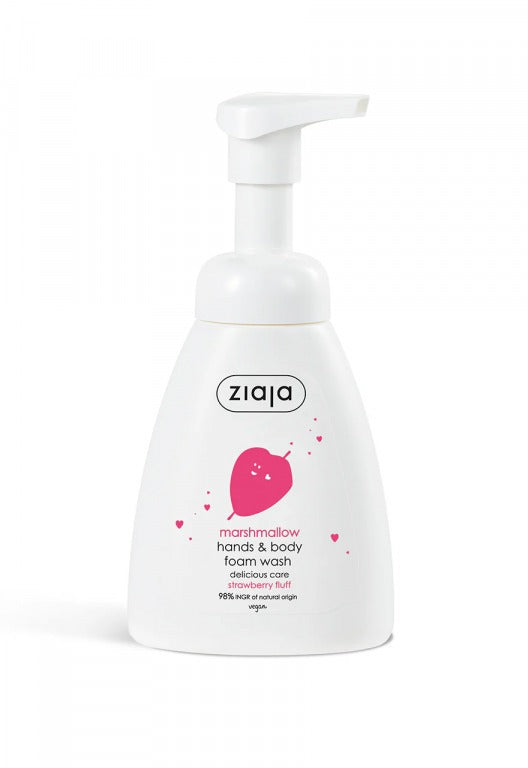 Ziaja رغوة غسيل للجسم واليدين برائحة المارشميلو 250 مل