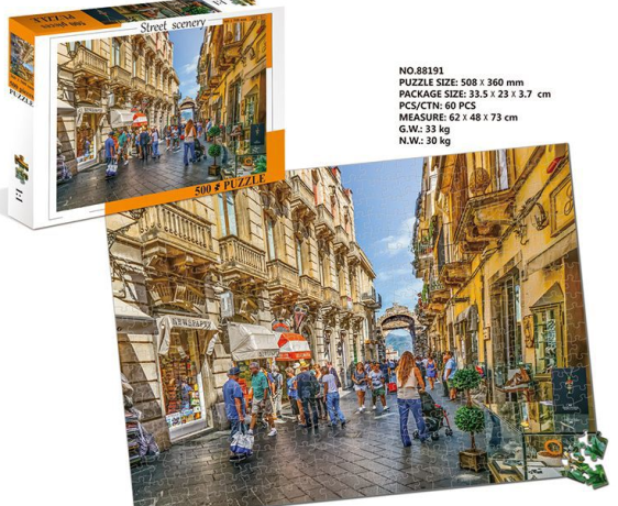 بزل 500 قطعه - PUZZLE 500 pcs