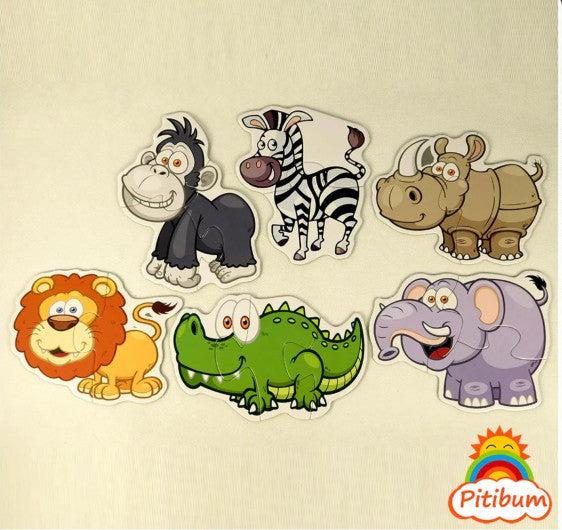 بزل الغابة Jungle Puzzle