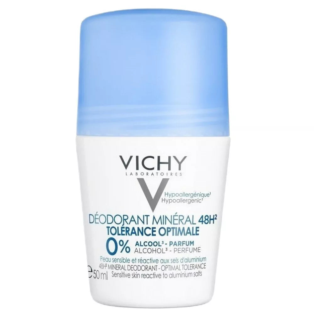 Vichy Roll On 50ml Mineral Deodrant 48hr