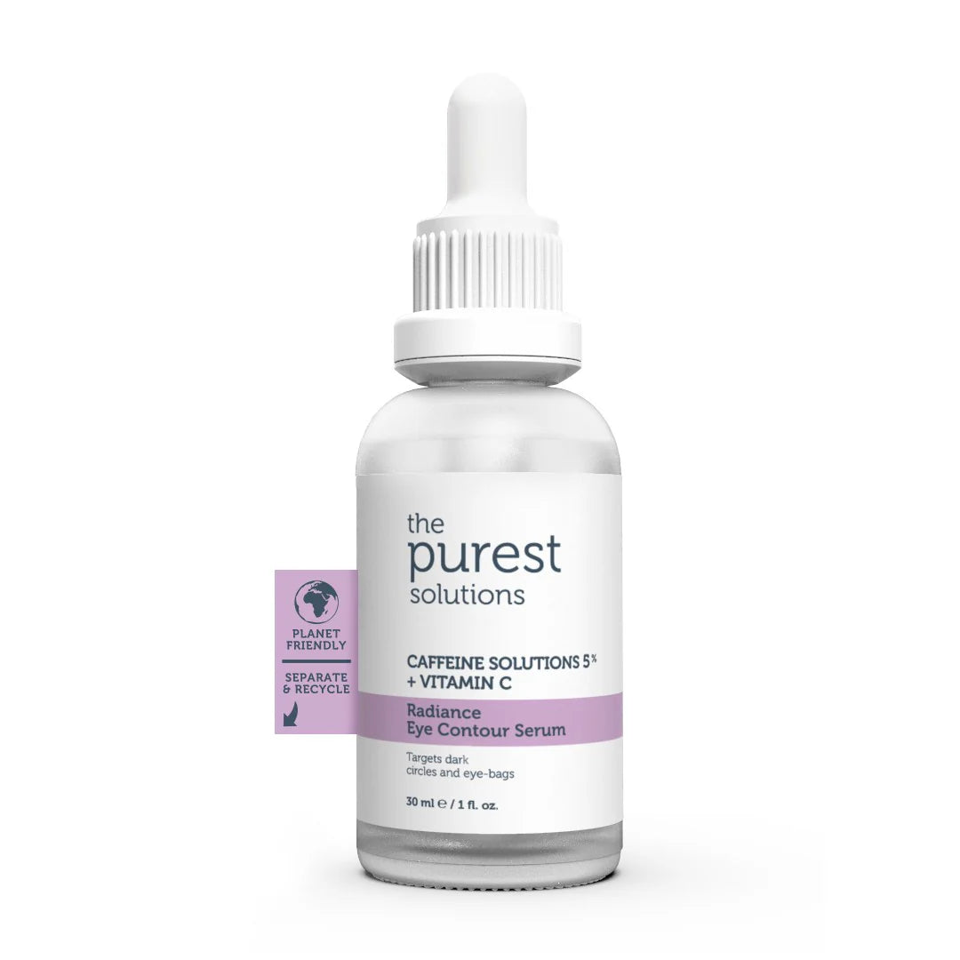 The Purest Solutions Radiance Eye Contour Caffeine Serum 30 Ml سيروم راديانس لمحيط العين بالكافيين
