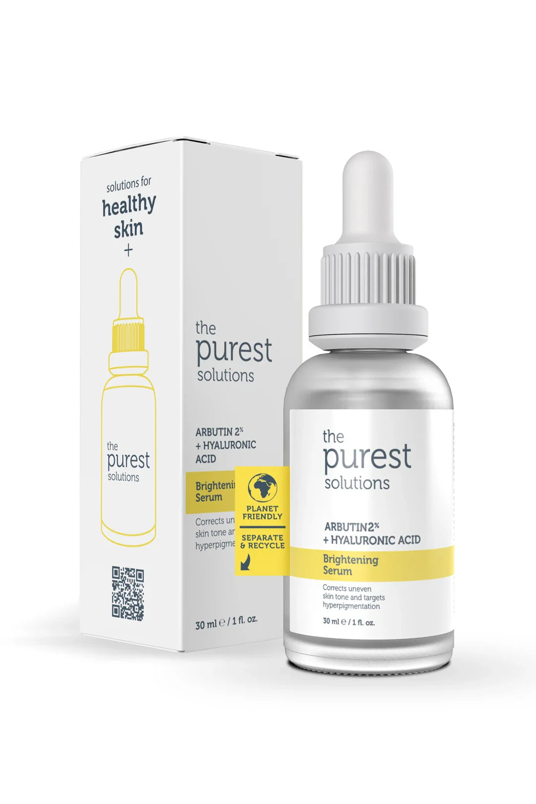 The Purest Solutions Brightening Arbutin Serum 30 Ml تفتيح مصل أربوتين