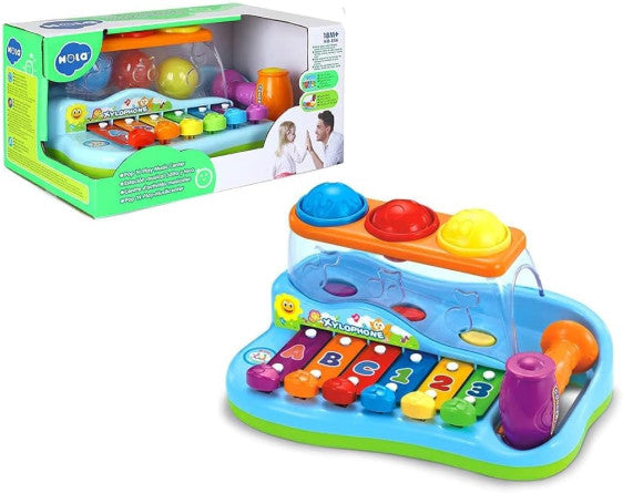 The xylophone of enlightenment (Tricolor ball/percussion)" آلة الساكسوفون الموسيقية