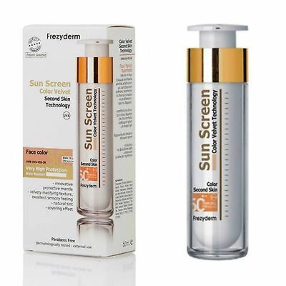 FREZYDERM SUN SCREEN COLOR SPF 50 واقي شمس فرزي ديرم ب لون