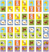 Dominoes - Farm Animals - VG51306 - دومينو حيوانات المزرعة