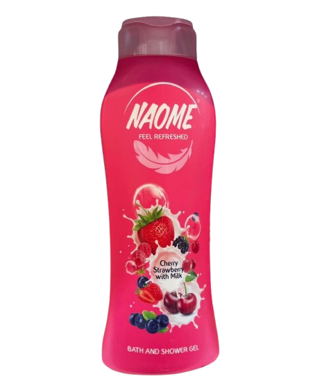 Naome Feel Refreshed Cherry Strawberry with Milk Bath and Shower Gel