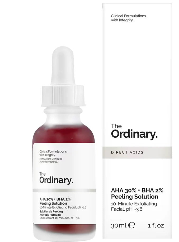 The Ordinary AHA30%-BHA2%   محلول مُقشّر بحمض ألفا هيدروكسي+ بيتا هيدروكسي