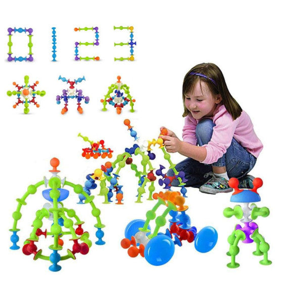 50 قطعة تركيب مطاطية - 50Rubber Construction Pieces