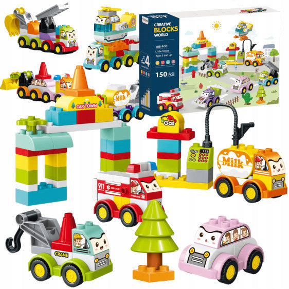 عالم الكتل الإبداعية 150 قطعة - Creative Blocks World 150 PCS
