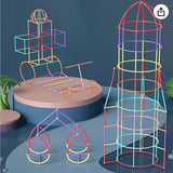 قش بناء 1000 قطعة - Building Straws 1000 pcs