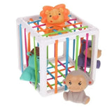 Plug-in toys W/ soft vinyl animals x4" ألعاب قابلة للتوصيل مع 4 حيوانات من الفينيل الناعم