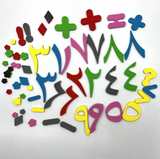 ملصقات الحروف الهجائية المغناطيسية حروف وارقام